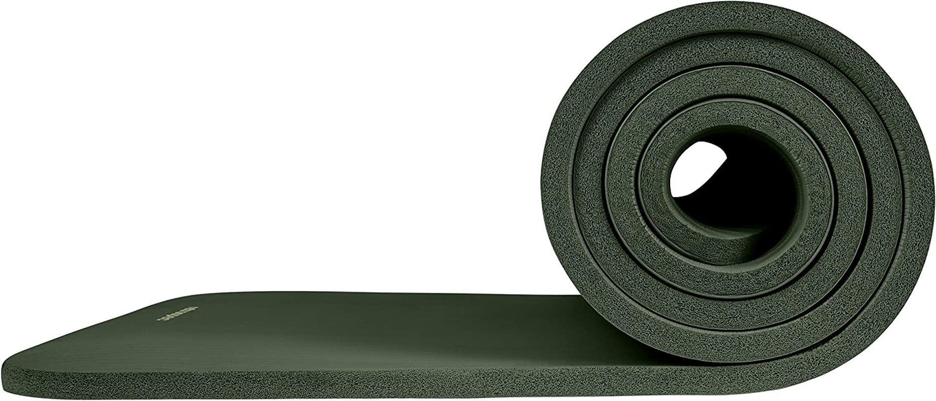 Solana Yoga Mat 1/2" Thick W/Nylon Strap for Men & Women - Non Slip Excercise Mat for Yoga, Pilates, Stretching, Floor & Fitness Workouts, Black